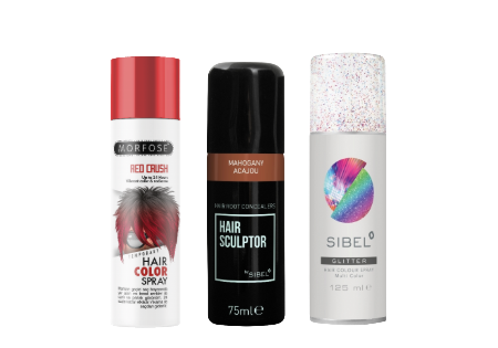 Hiusvärisprayt ja vaahdot