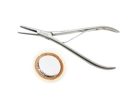 Pidennystarvikkeet, teipit ja poistoaineet